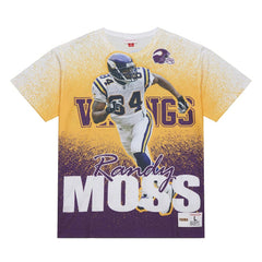 Minnesota Vikings Mitchell & Ness Randy Moss  Burst Retired Player T-Shirt