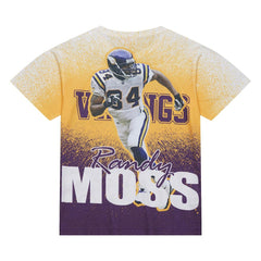 Minnesota Vikings Mitchell & Ness Randy Moss  Burst Retired Player T-Shirt