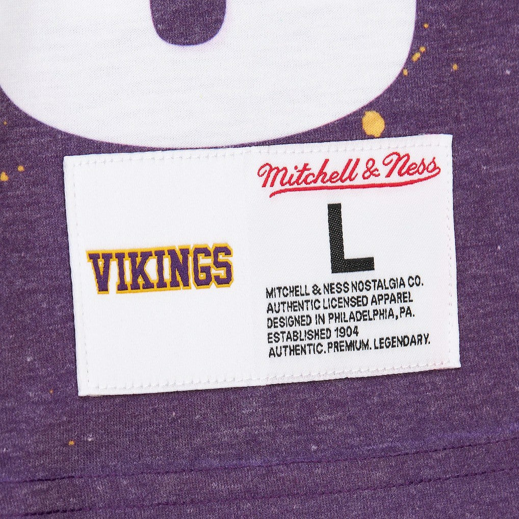 Minnesota Vikings Mitchell & Ness Randy Moss  Burst Retired Player T-Shirt