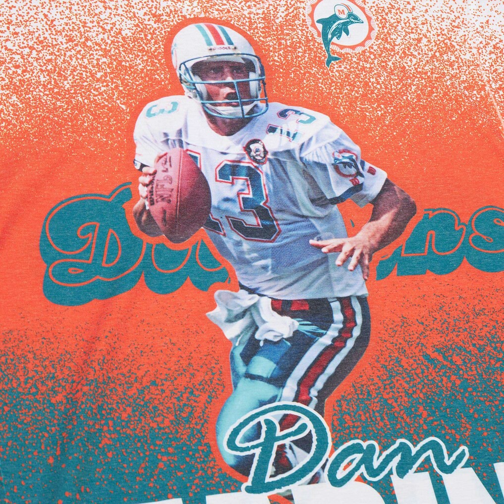 Miami Dolphins Mitchell & Ness Dan Marino  Burst Retired Player T-Shirt