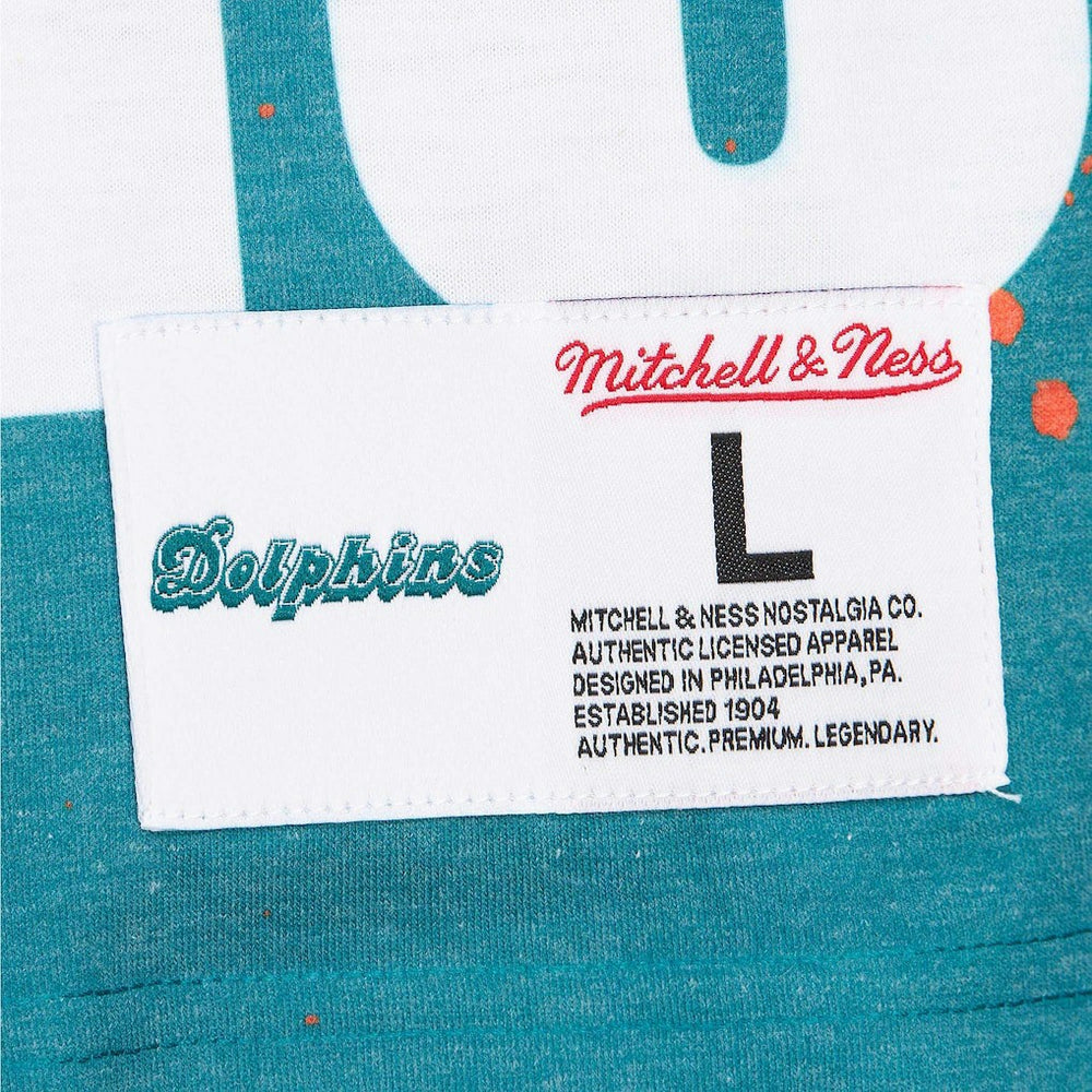 Miami Dolphins Mitchell & Ness Dan Marino  Burst Retired Player T-Shirt