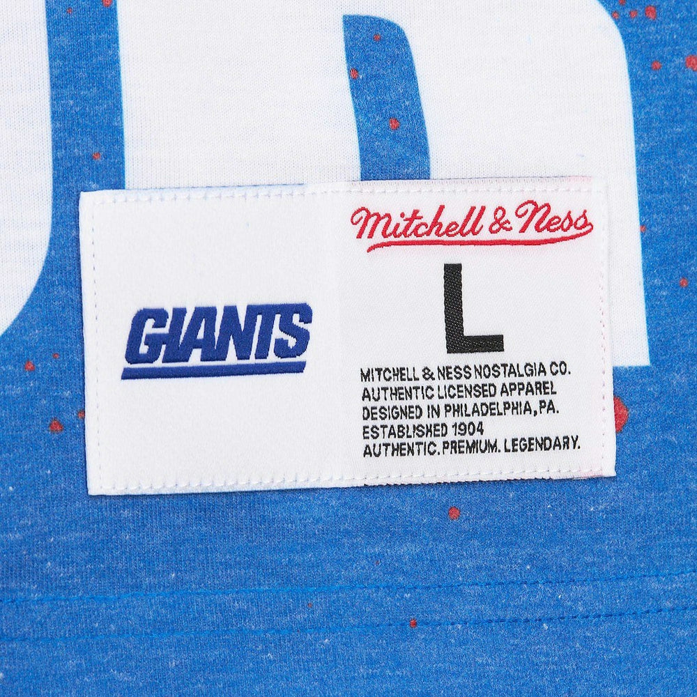 New York Giants Mitchell & Ness Lawrence Taylor  Burst Retired Player T-Shirt
