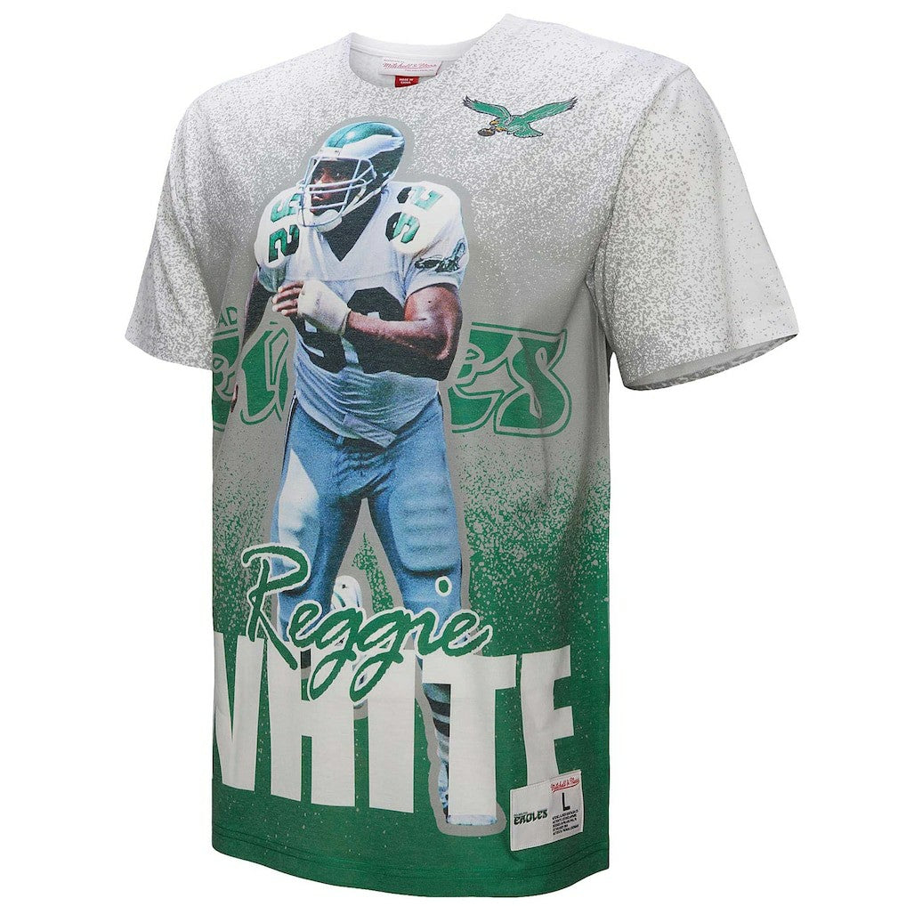 Philadelphia Eagles Mitchell & Ness Reggie White  Burst Retired Player T-Shirt