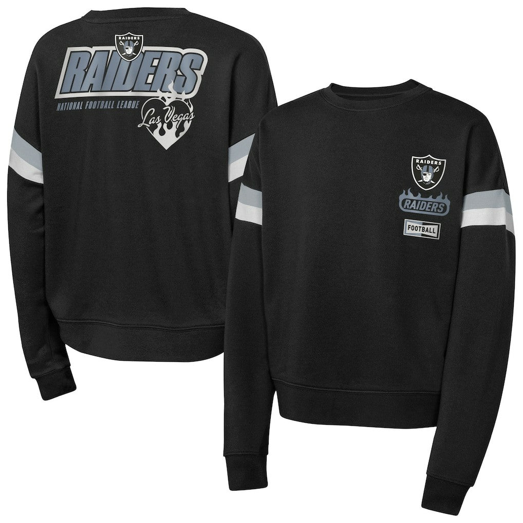 Las Vegas Raiders  Girls Eternal Love Pullover Sweatshirt