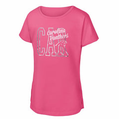 Carolina Panthers  Girls Youth Signal Caller Dolman T-Shirt