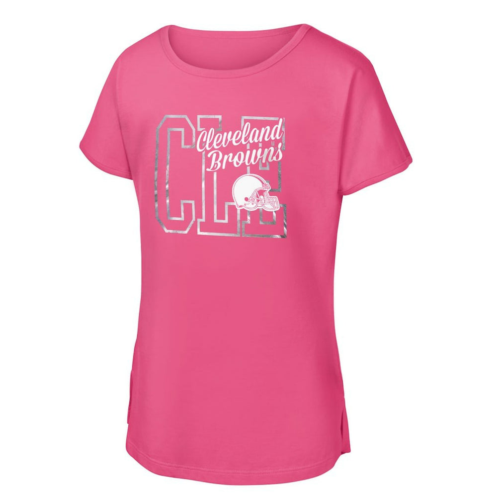 Cleveland Browns  Girls Youth Signal Caller Dolman T-Shirt