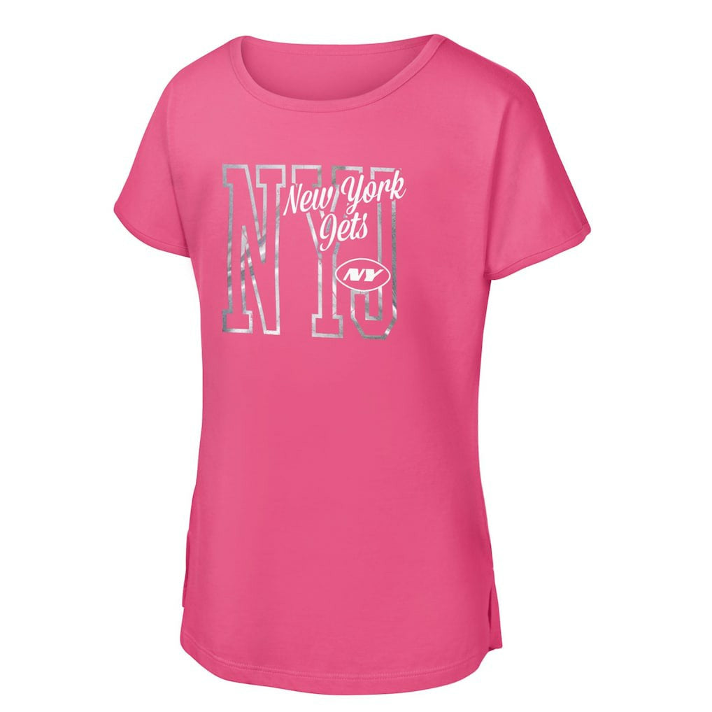 New York Jets  Girls Youth Signal Caller Dolman T-Shirt