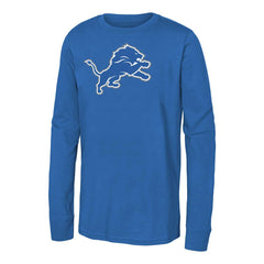 Detroit Lions  Youth Primary Logo Long Sleeve T-Shirt