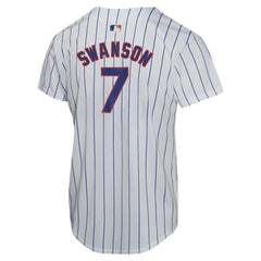 Dansby Swanson Chicago Cubs Nike Youth Home Game Player Jersey | MLB Discount