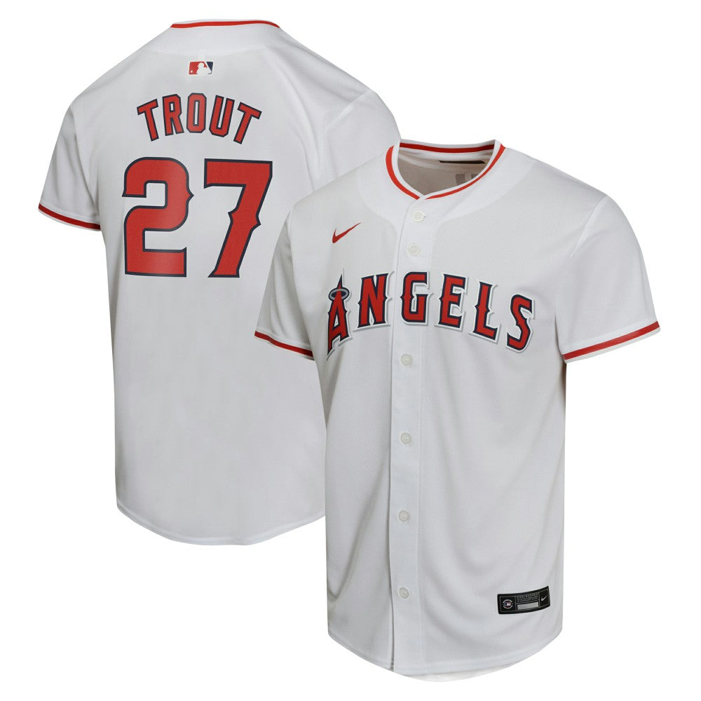 Mike Trout Los Angeles Angels Nike Youth Home Game Player Jersey | MLB Outlet