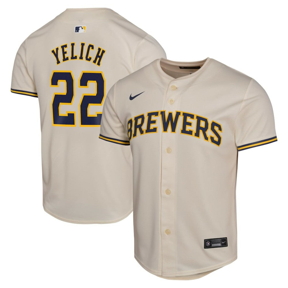 Christian Yelich Milwaukee Brewers Nike Youth Home Game Player Jersey | MLB Discount