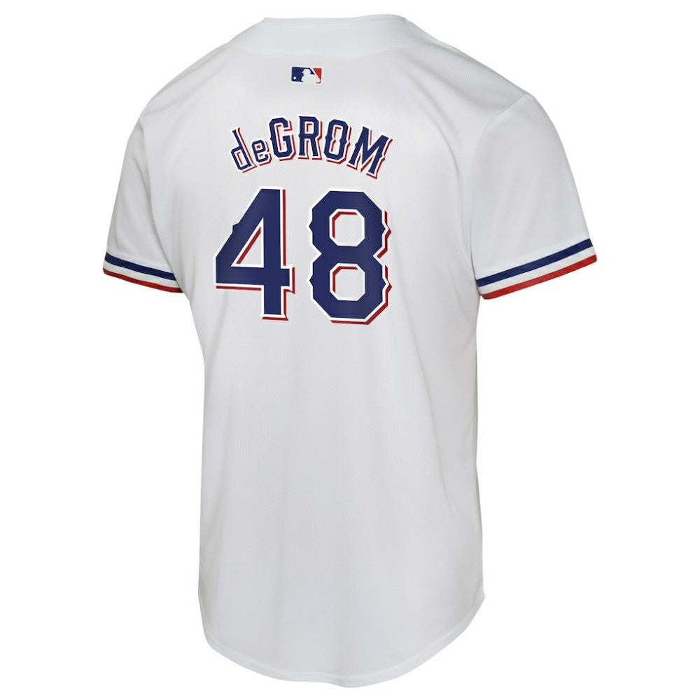 Jacob deGrom Texas Rangers Nike Youth Home Game Player Jersey | MLB New
