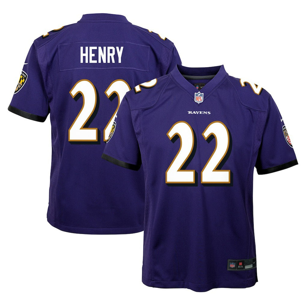 Baltimore Ravens Nike Derrick Henry  Youth Game Jersey