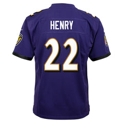 Baltimore Ravens Nike Derrick Henry  Youth Game Jersey