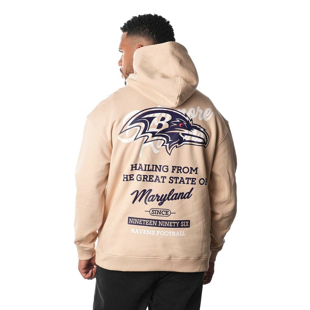 Baltimore Ravens  The Wild Collective Unisex Fleece Pullover Hoodie