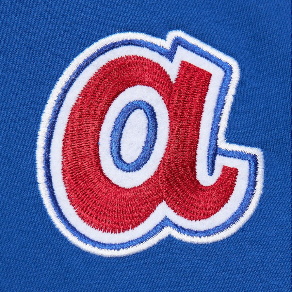 Hank Aaron Atlanta Braves Mitchell & Ness Cooperstown Collection Heavyweight Premium Player Vintage Logo T-Shirt | MLB Outlet