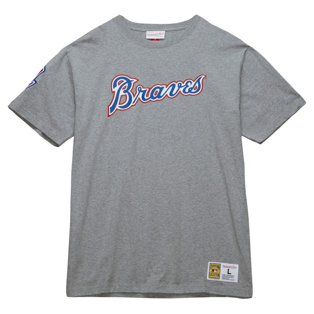 Hank Aaron Atlanta Braves Mitchell & Ness Cooperstown Collection Legends T-Shirt | MLB US