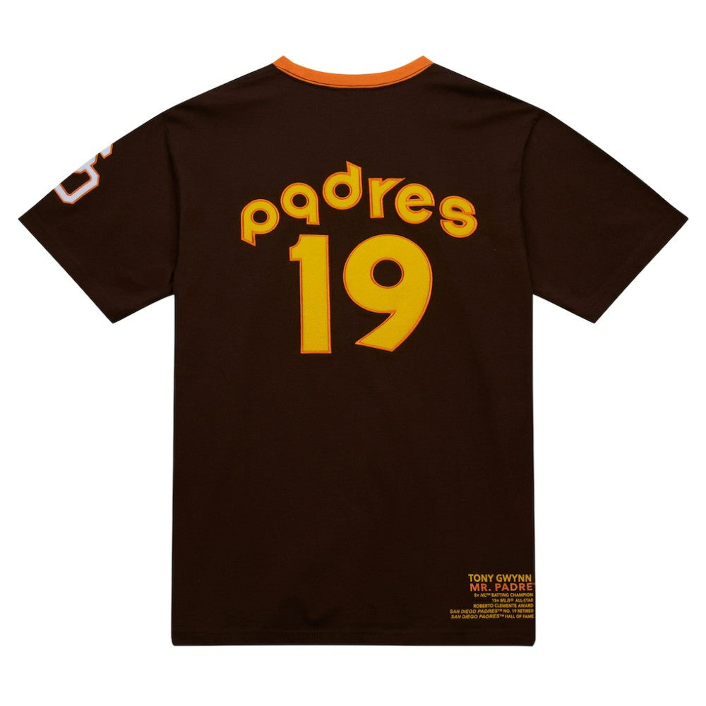 San Diego Padres Mitchell & Ness Cooperstown Collection Player Legends Ringer T-Shirt | MLB Outlet