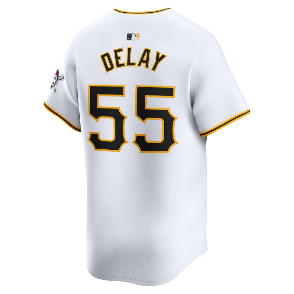 Jason Delay Pittsburgh Pirates Nike Home Limited Player Jersey – White | MLB Shop