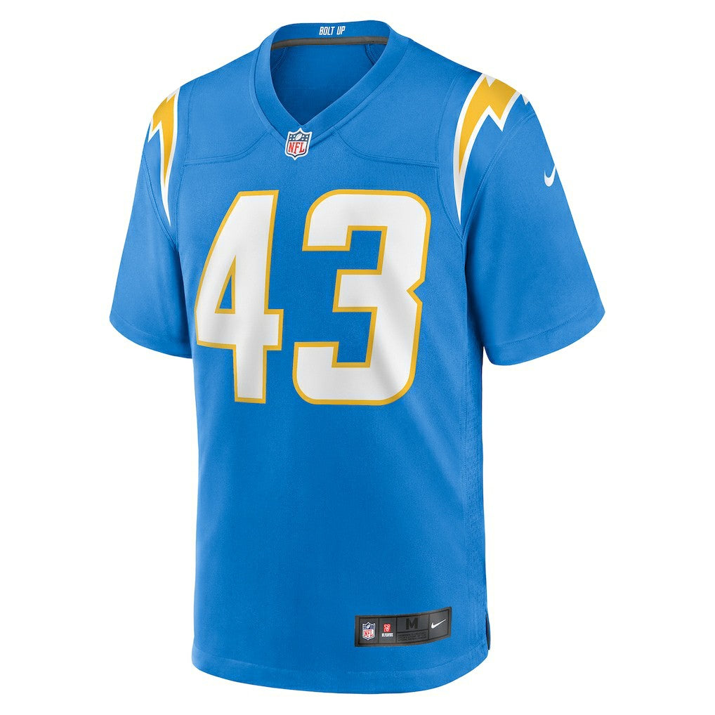Los Angeles Chargers Nike Troy Dye  Game Jersey