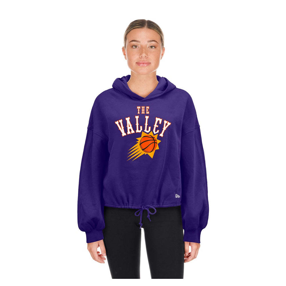 Phoenix Suns Women's 2024/25 City Edition Cropped Pullover Hoodie New