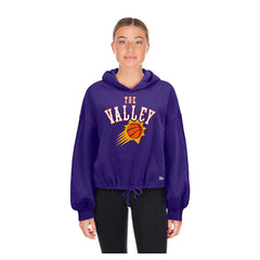 Phoenix Suns Women's 2024/25 City Edition Cropped Pullover Hoodie New
