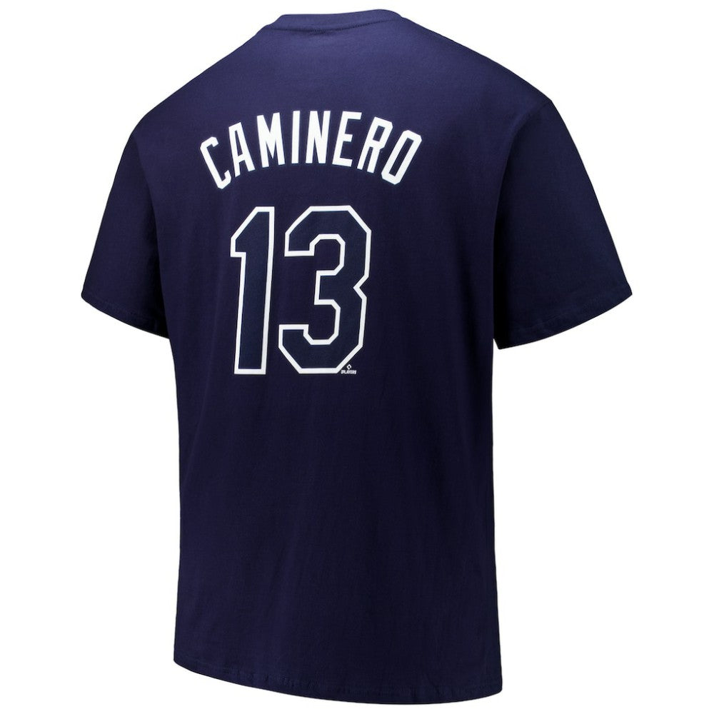 Junior Caminero Tampa Bay Rays Fanatics Big & Tall Name & Number T-Shirt | MLB On Sale