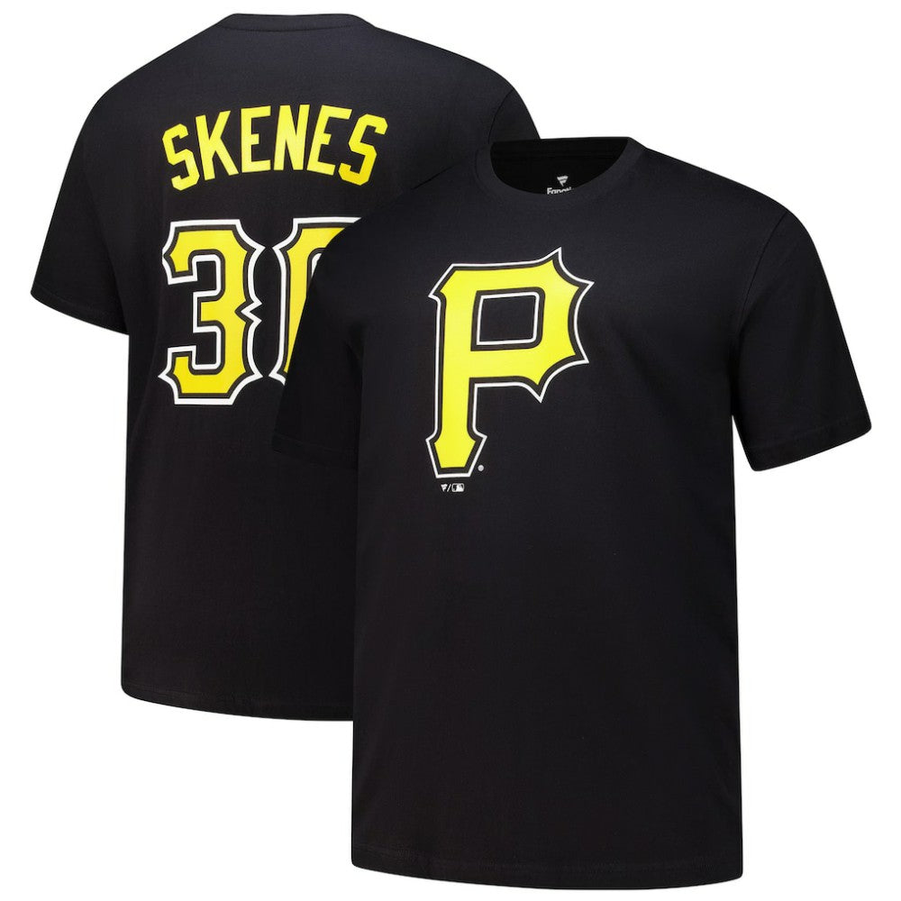 Paul Skenes Pittsburgh Pirates Fanatics Big & Tall Name & Number T-Shirt | MLB Outlet