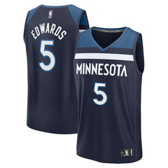 Anthony Edwards Minnesota Timberwolves Fast Break Replica Player Jersey For Sale