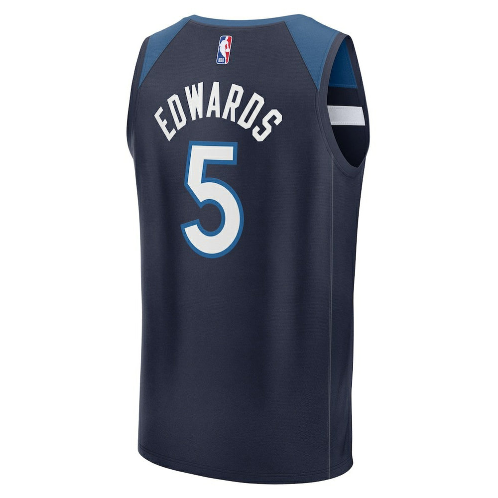 Anthony Edwards Minnesota Timberwolves Fast Break Replica Player Jersey For Sale