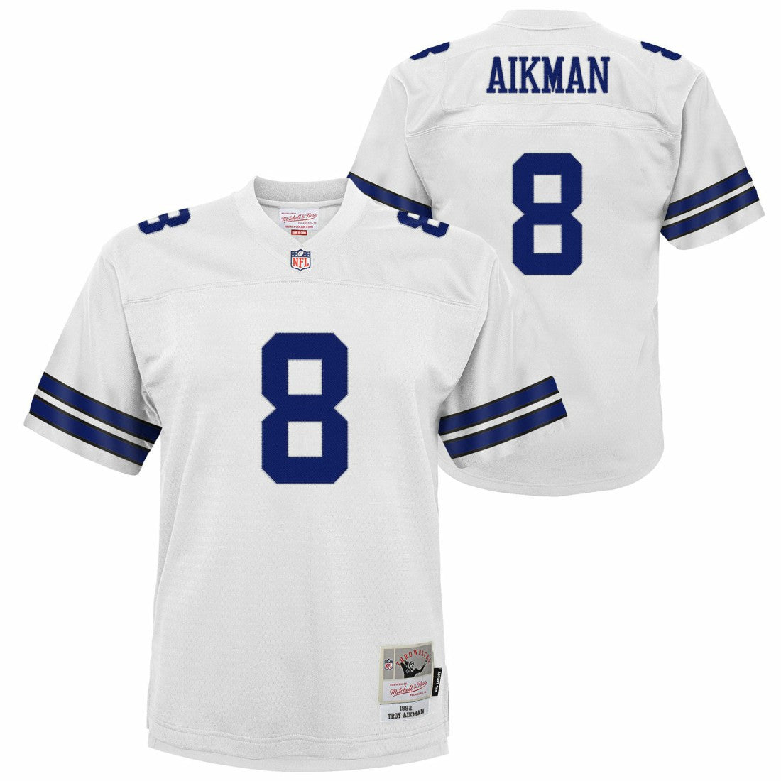Dallas Cowboys Mitchell & Ness Troy Aikman  Youth 1992 Legacy Jersey