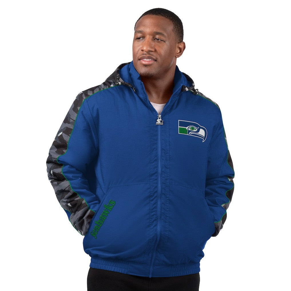 Seattle Seahawks  Starter Thursday Night Gridiron Full-Zip Hoodie Jacket