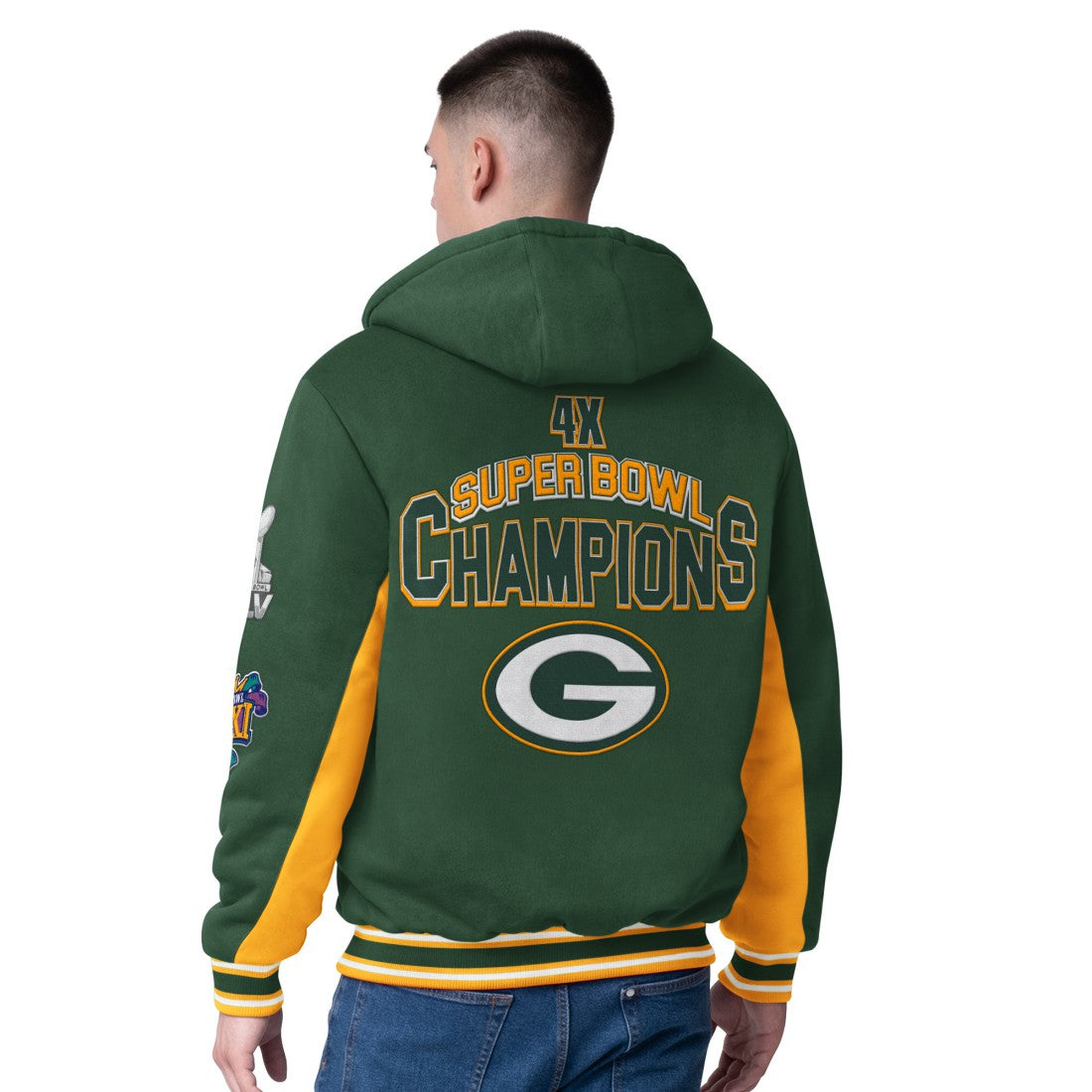 Green Bay Packers  G-III Extreme No Huddle Commemorative Full-Zip Hoodie Jacket