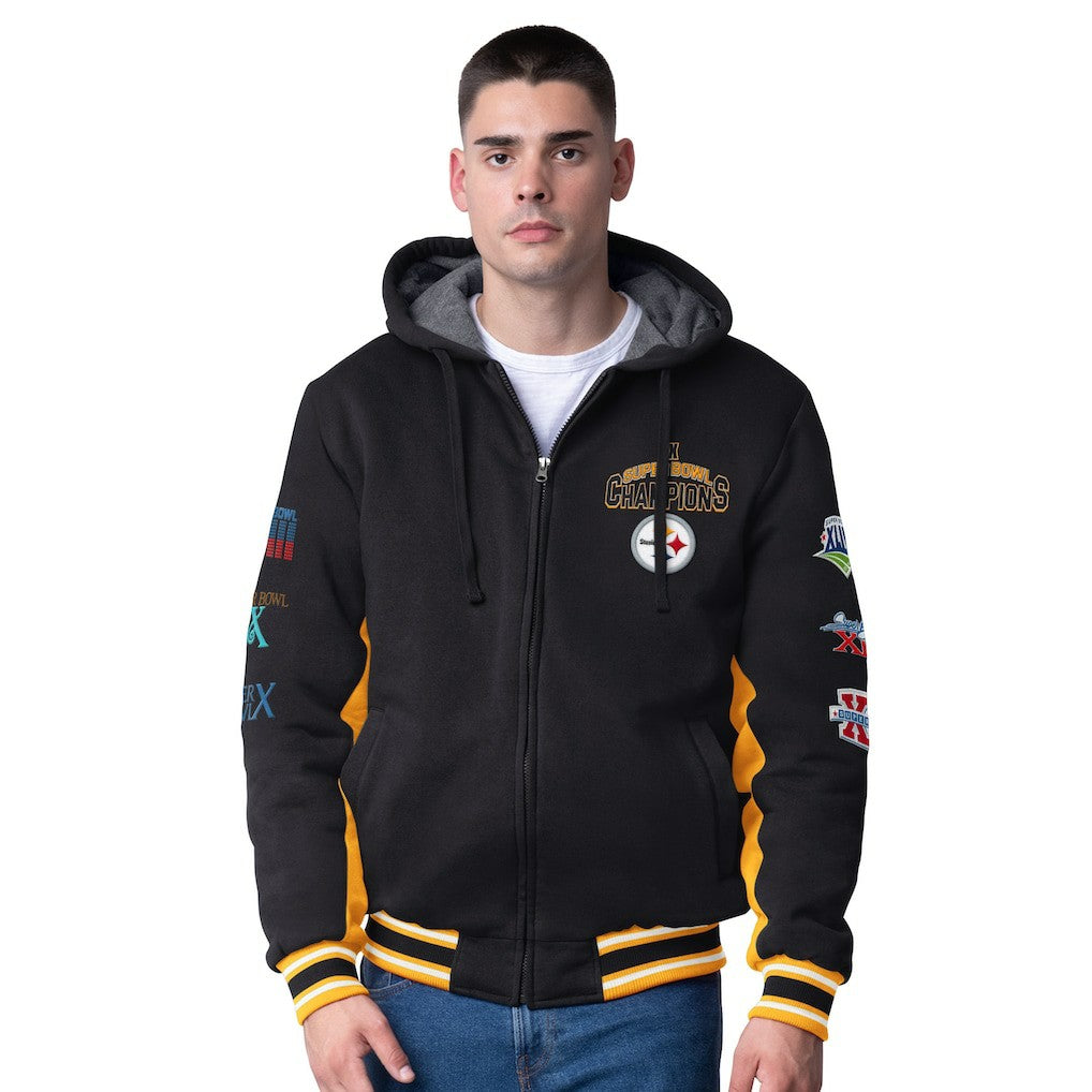 Pittsburgh Steelers  G-III Extreme No Huddle Commemorative Full-Zip Hoodie Jacket