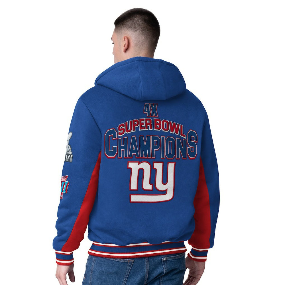 New York Giants  G-III Extreme No Huddle Commemorative Full-Zip Hoodie Jacket