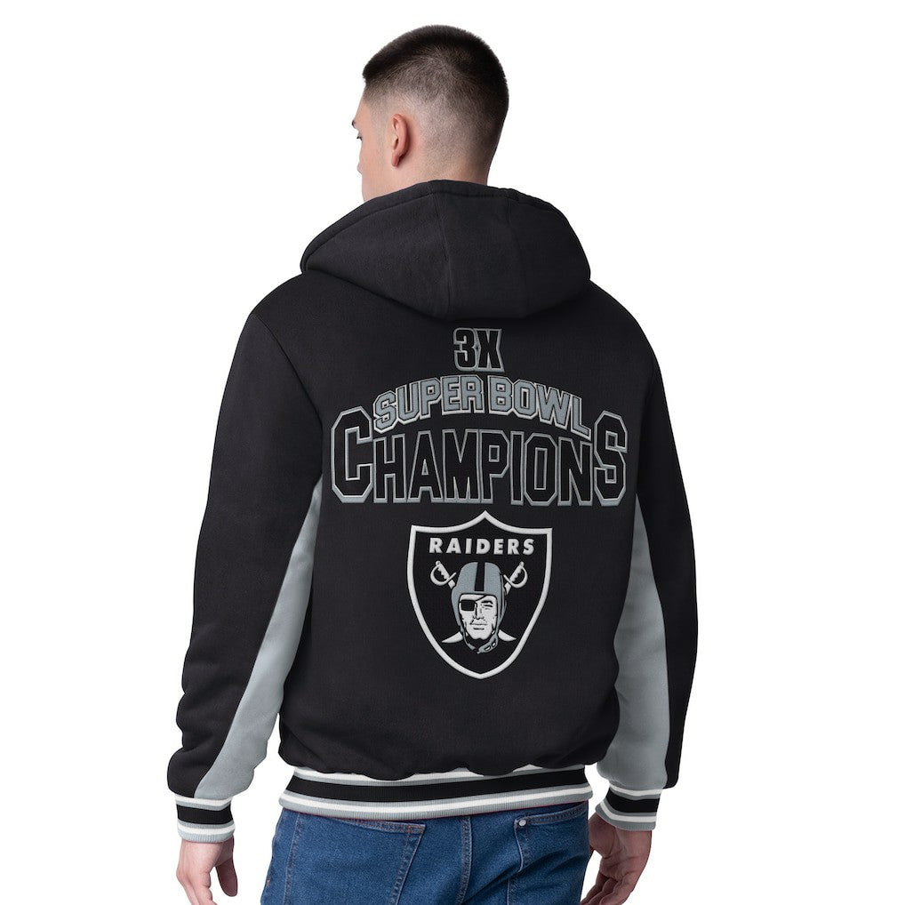 Las Vegas Raiders  G-III Extreme No Huddle Commemorative Full-Zip Hoodie Jacket