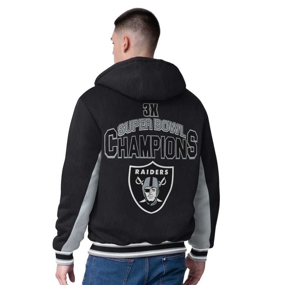 Las Vegas Raiders  G-III Extreme No Huddle Commemorative Full-Zip Hoodie Jacket
