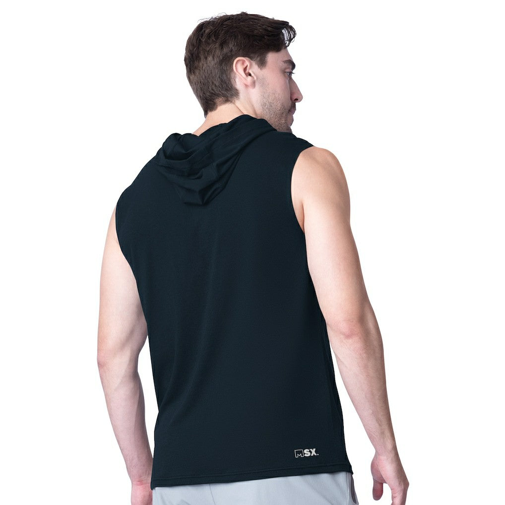 Chicago Bears  MSX by Michael Strahan Action Sleeveless Pullover Hoodie