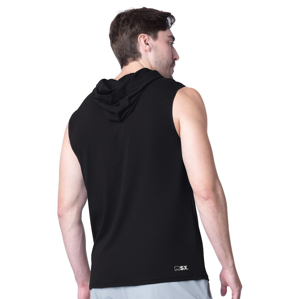 Las Vegas Raiders  MSX by Michael Strahan Action Sleeveless Pullover Hoodie