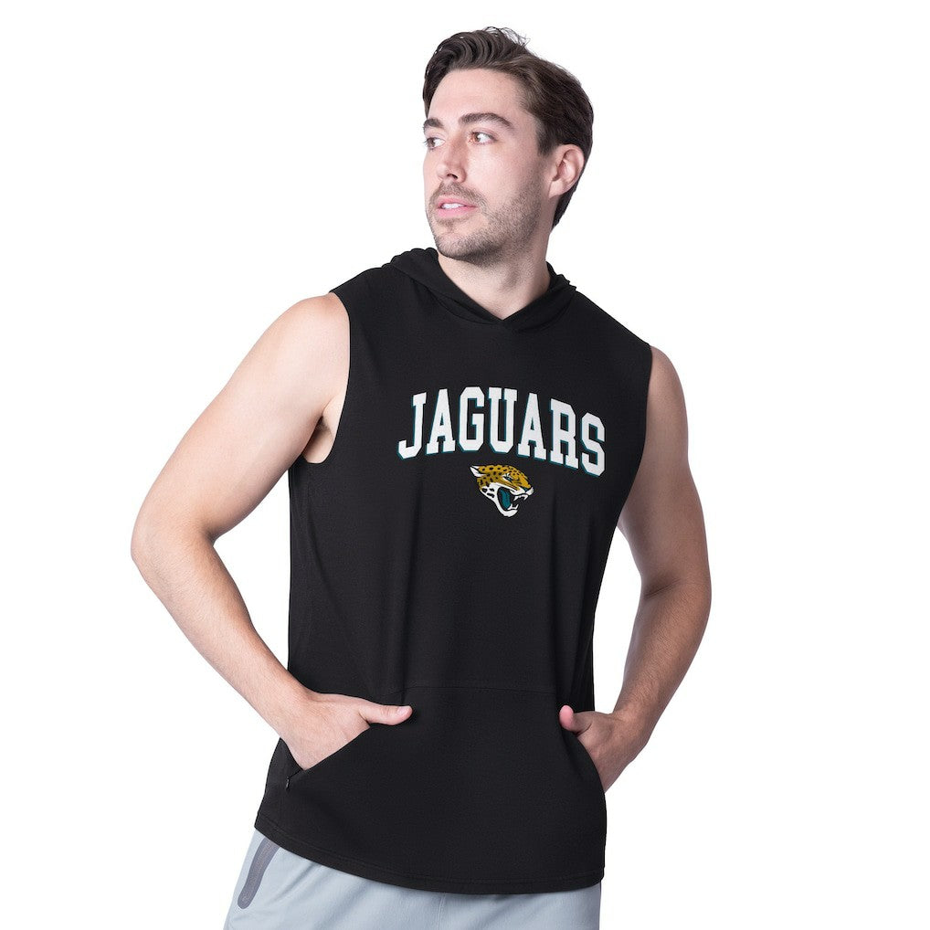 Jacksonville Jaguars  MSX by Michael Strahan Action Sleeveless Pullover Hoodie