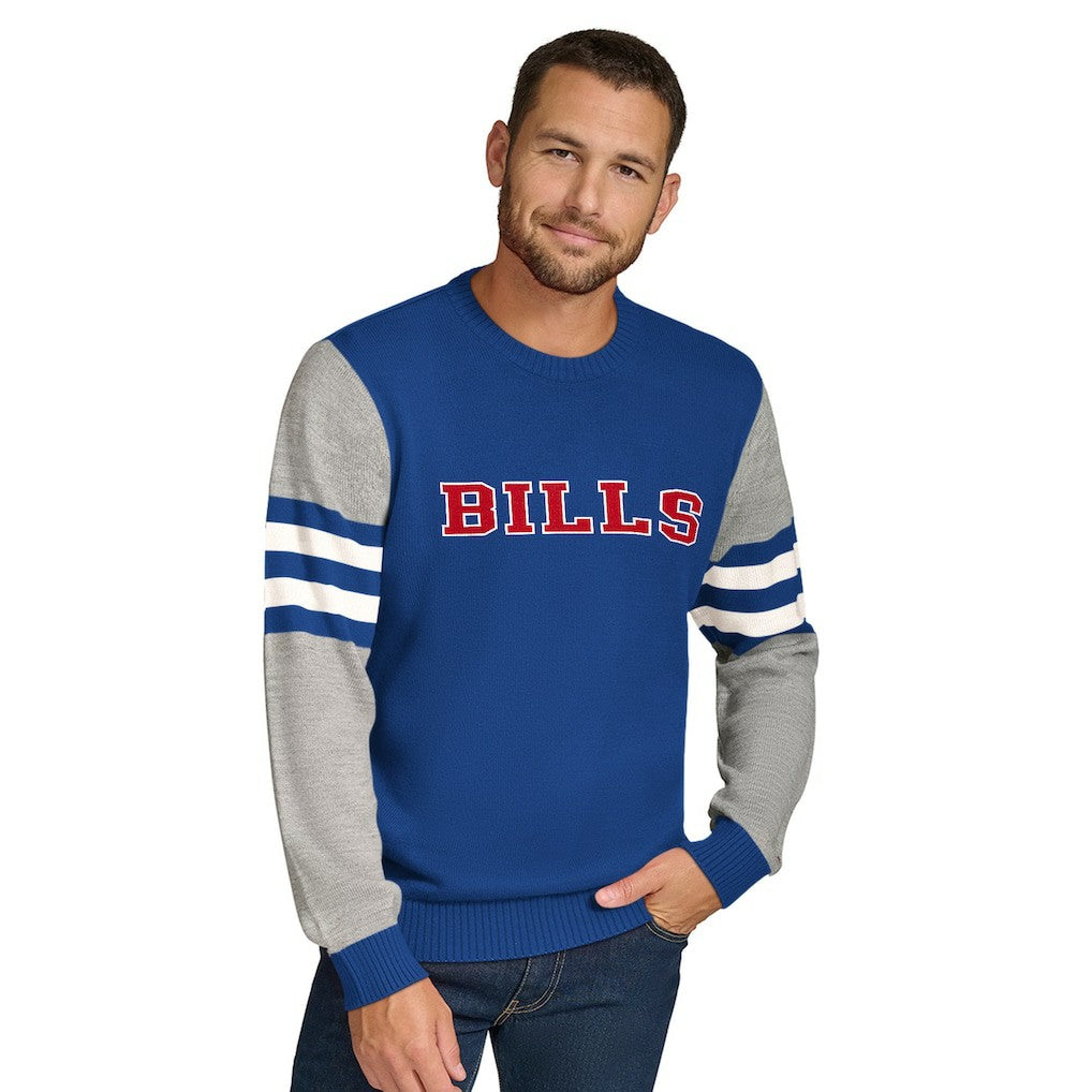 Buffalo Bills  Tommy Hilfiger Acrylic Crewneck Pullover Sweater