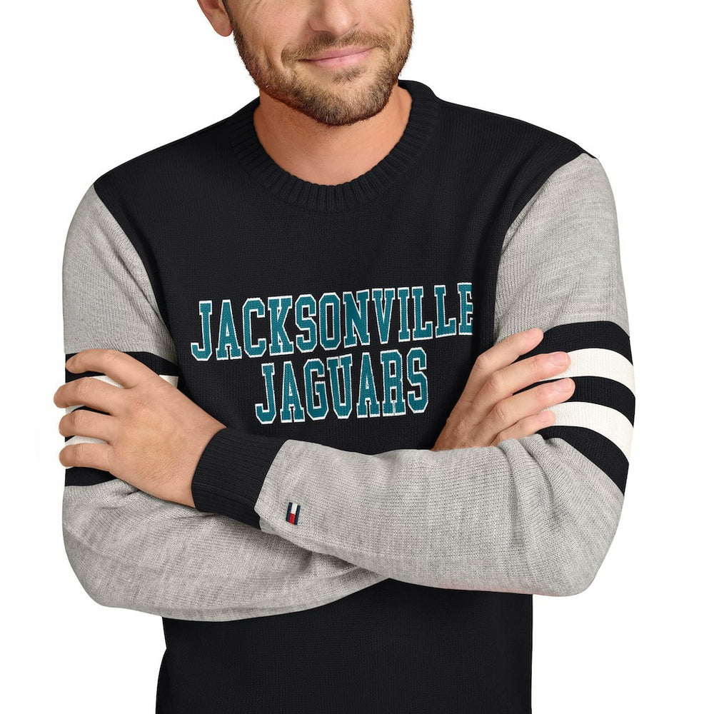 Jacksonville Jaguars  Tommy Hilfiger Acrylic Crewneck Pullover Sweater