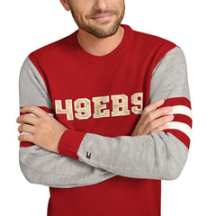 San Francisco 49ers  Tommy Hilfiger Acrylic Crewneck Pullover Sweater