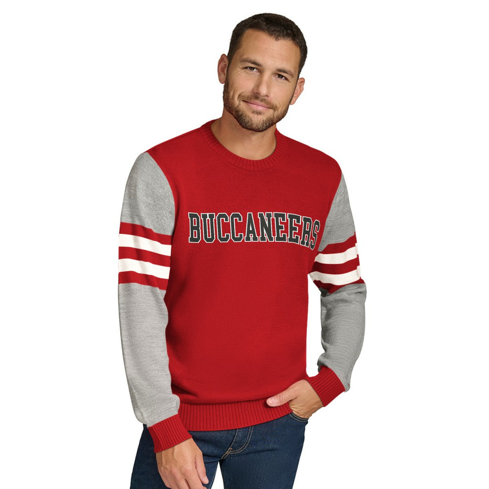 Tampa Bay Buccaneers  Tommy Hilfiger Acrylic Crewneck Pullover Sweater