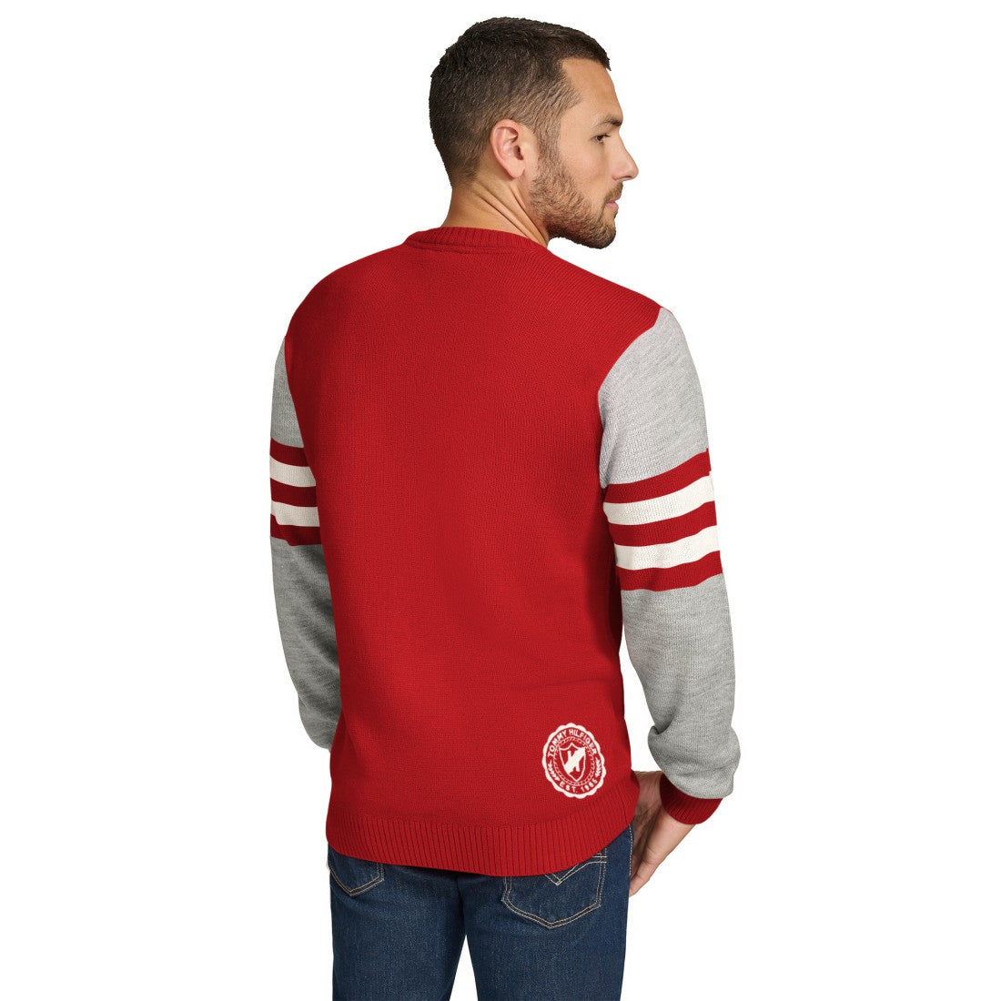 Tampa Bay Buccaneers  Tommy Hilfiger Acrylic Crewneck Pullover Sweater