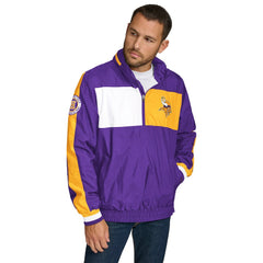 Minnesota Vikings  Tommy Hilfiger Gael Lightweight Half-Zip Hoodie Jacket
