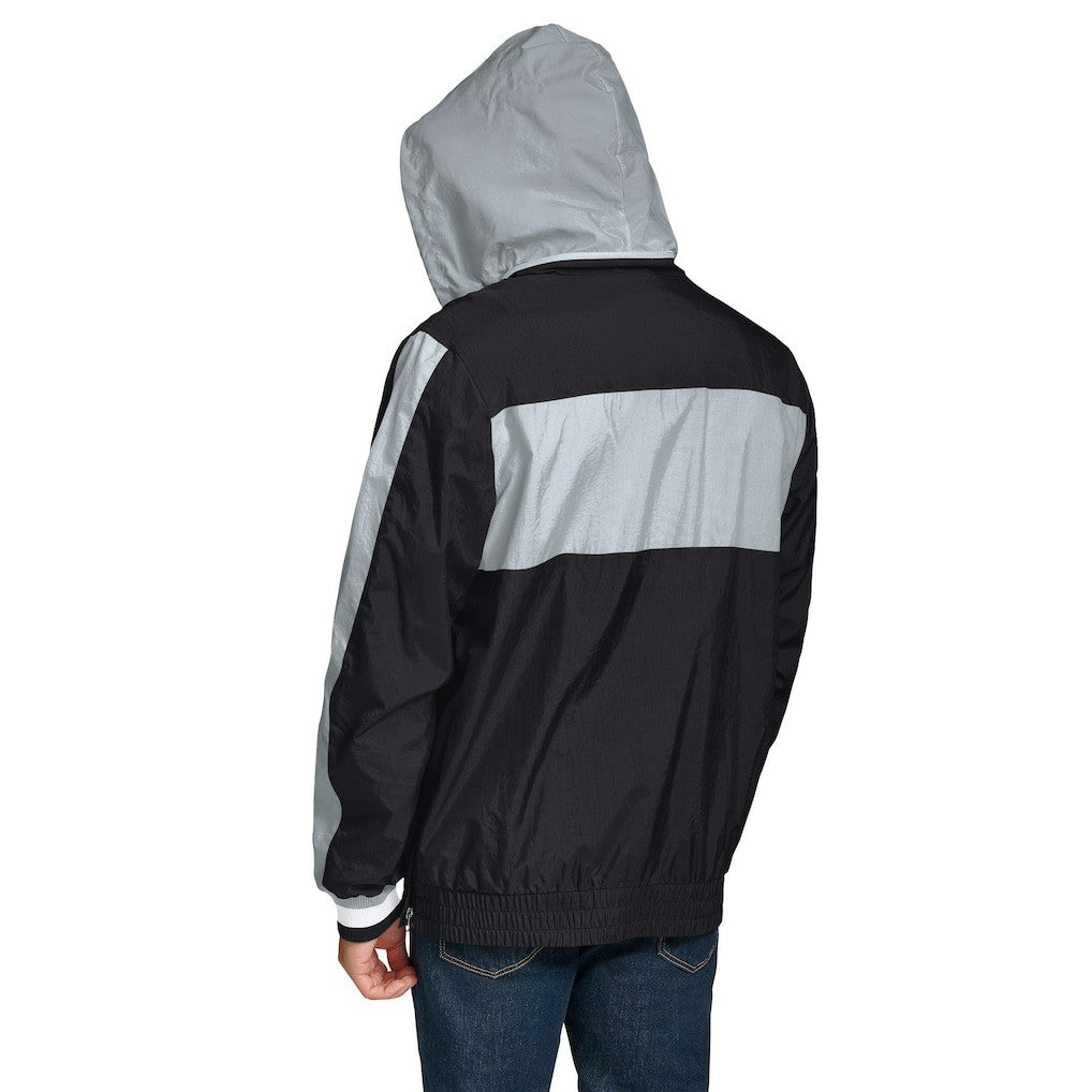 Las Vegas Raiders  Tommy Hilfiger Gael Lightweight Half-Zip Hoodie Jacket