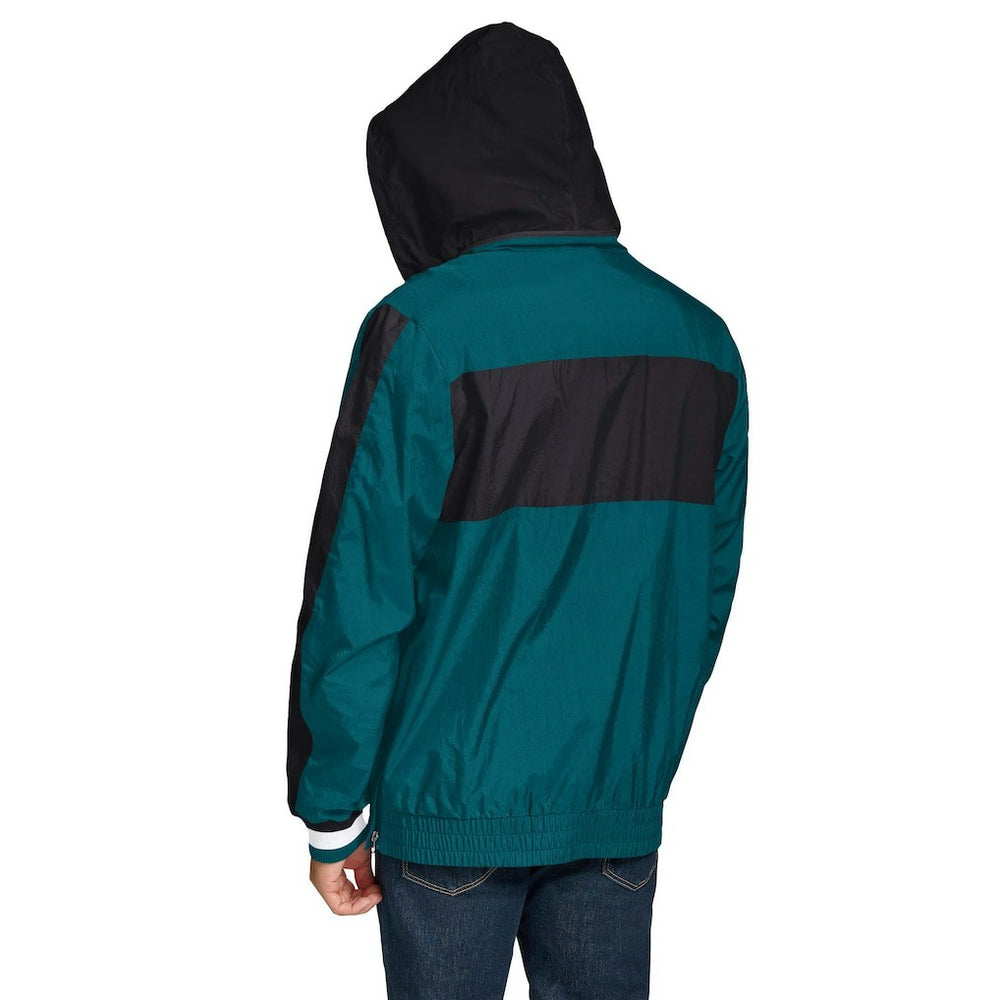 Philadelphia Eagles  Tommy Hilfiger Gael Lightweight Half-Zip Hoodie Jacket