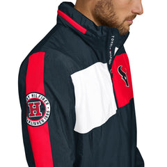 Houston Texans  Tommy Hilfiger Gael Lightweight Half-Zip Pullover Hoodie Jacket
