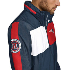 New England Patriots  Tommy Hilfiger Gael Lightweight Half-Zip Hoodie Jacket
